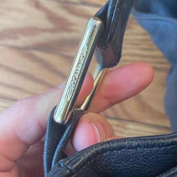 Vintage Rebecca Minkoff ‘Nikki’ Hobo Bag, Dark Navy Blue - Picture 9 of 11